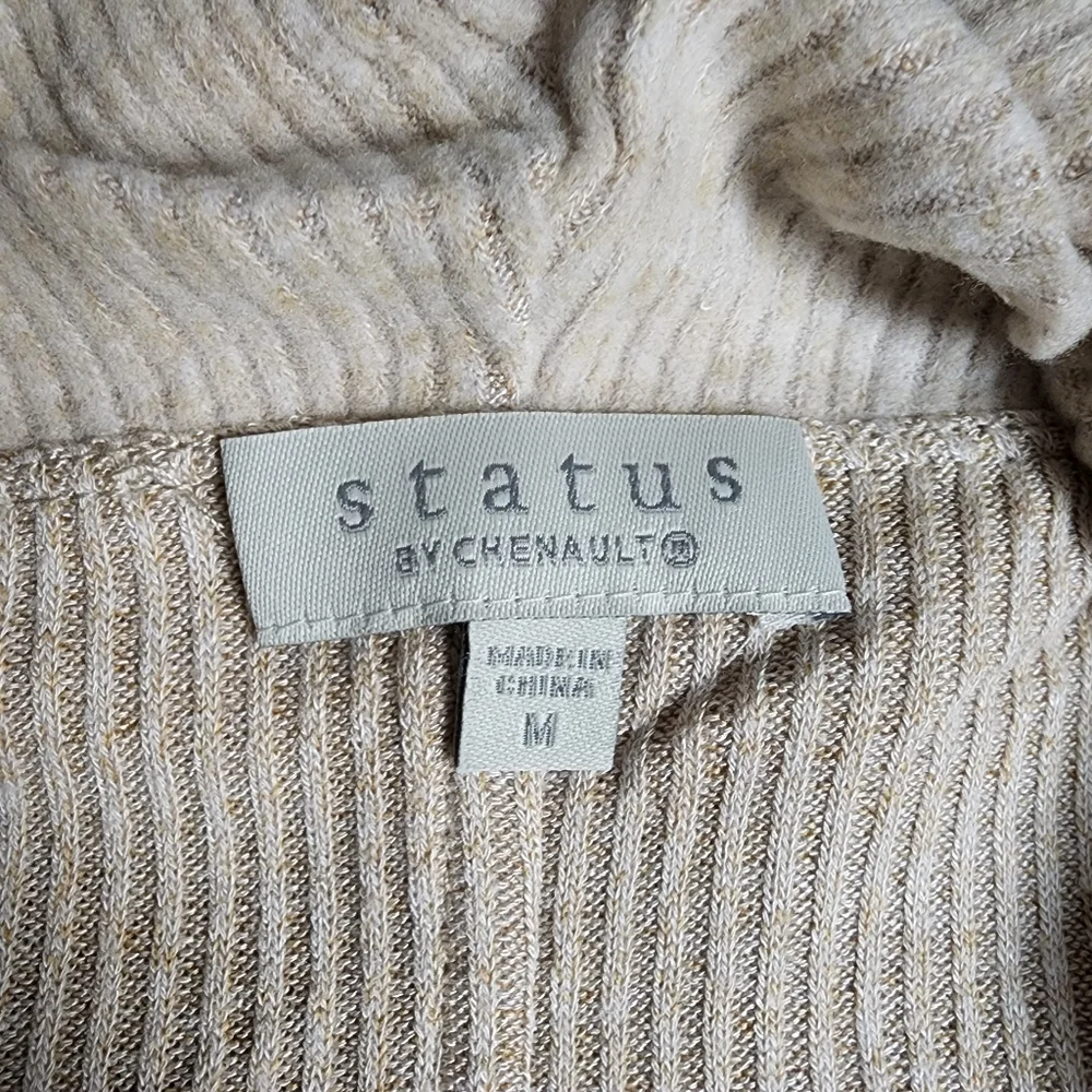 NWOT Status by Chenault Cowl Neck Oversized Tunic - Picture 11 of 13